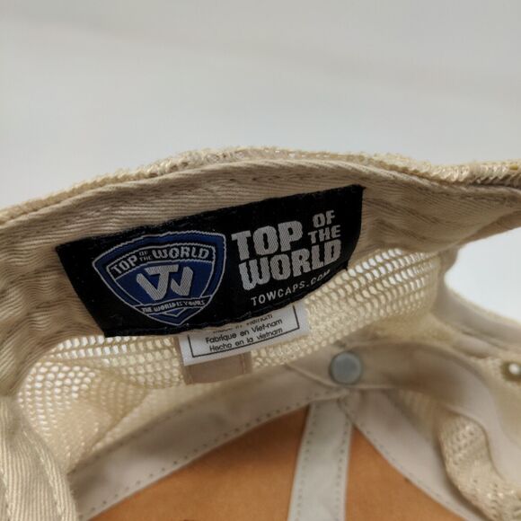 Top of the World Men's IU Indiana Hoosiers Snapback Hat Brown Tan OSFA - Picture 14 of 15